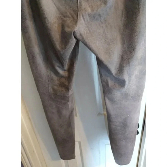 Philosophy Pants Brown Faux Suede Sz 8 Waist 32 Inseam 28 Rise 10 - Picture 9 of 9